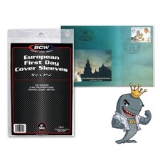 BCW European First Day Cover Sleeves 100ct FR...