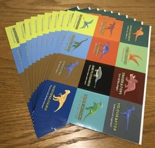 Creanoso Dinosaurs Stickers Kids Dino Jurassic World Party Favors 120 Stickers