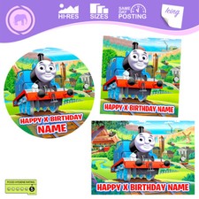 Thomas the Tank Cake Topper Engine Personalised Decoration sizes inc Costco