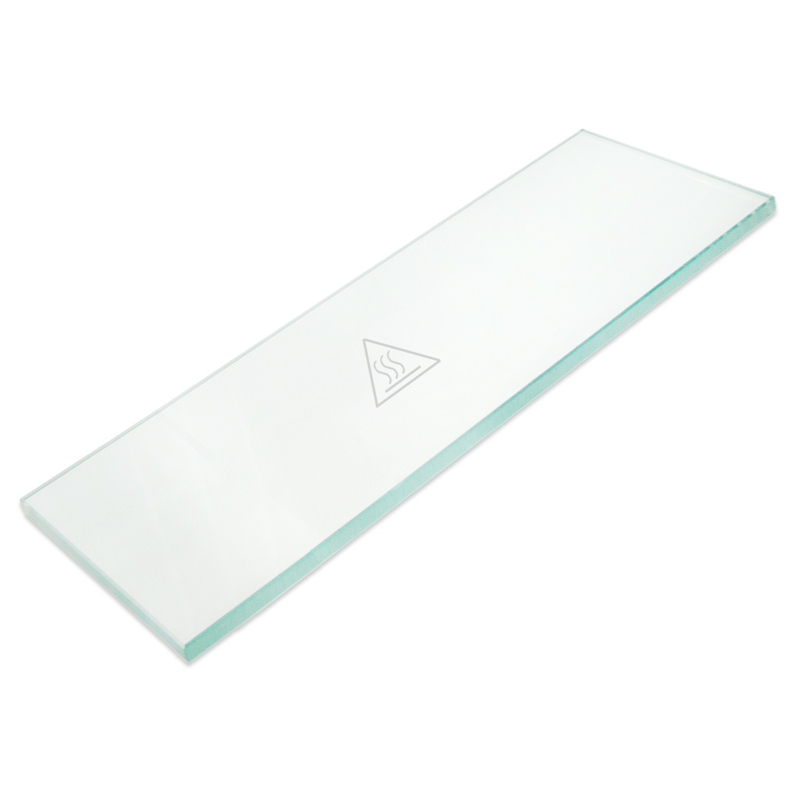 PIZZAOFEN TÜRGLAS 325 mm x 92 mm x 6 mm GAS ODER ELEKTRISCH WÄRMEBESTÄNDIGE GLASPLATTE