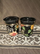 Vintage Toothbrush Holder and Tumbler.