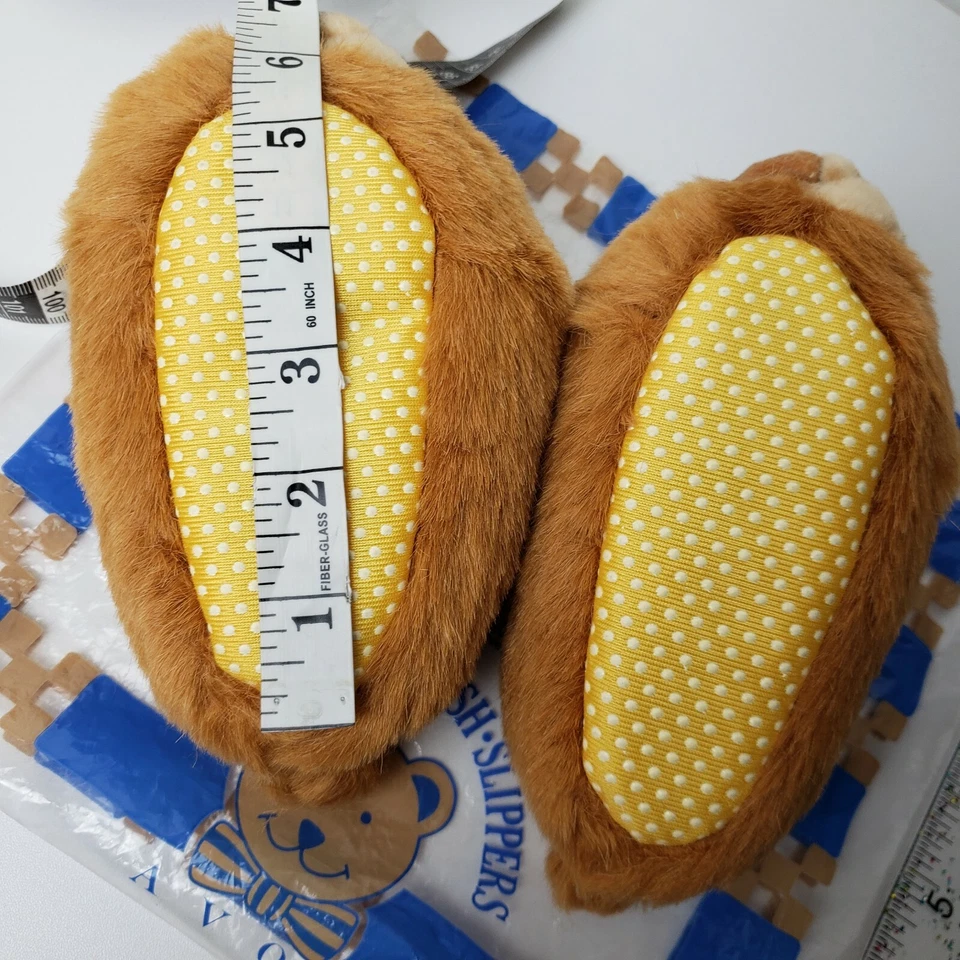 Vintage teddy bear slippers - Image 3 of 4