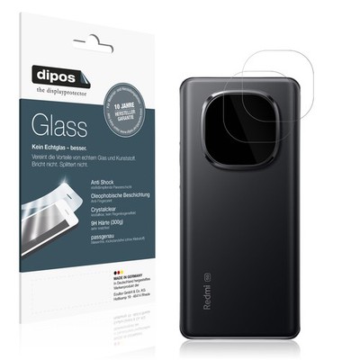 2x Schutzfolie für Xiaomi Redmi Note 14 Pro+ 5G Camera - Anti-Shock 9H Folie