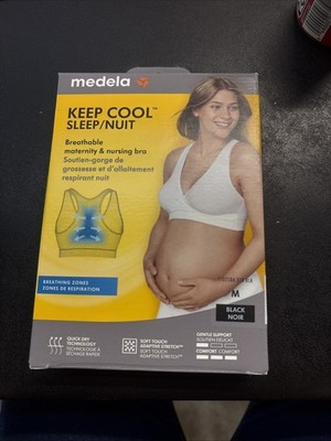 Medela 3 in 1 Nursing Pumping Bra Size L Breathable Electric Pumping BLACK NEW