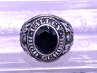 1977 Valley High School Class Ring sterling silver Black Onyx Jostens engraved