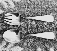Vintage REED BARTON Classic Fashion Sterling Baby Set Spoon Fork