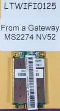 LTWIFI0125 - Gateway MS2274 NV52 Laptop WiFi Wireless Card T77H028