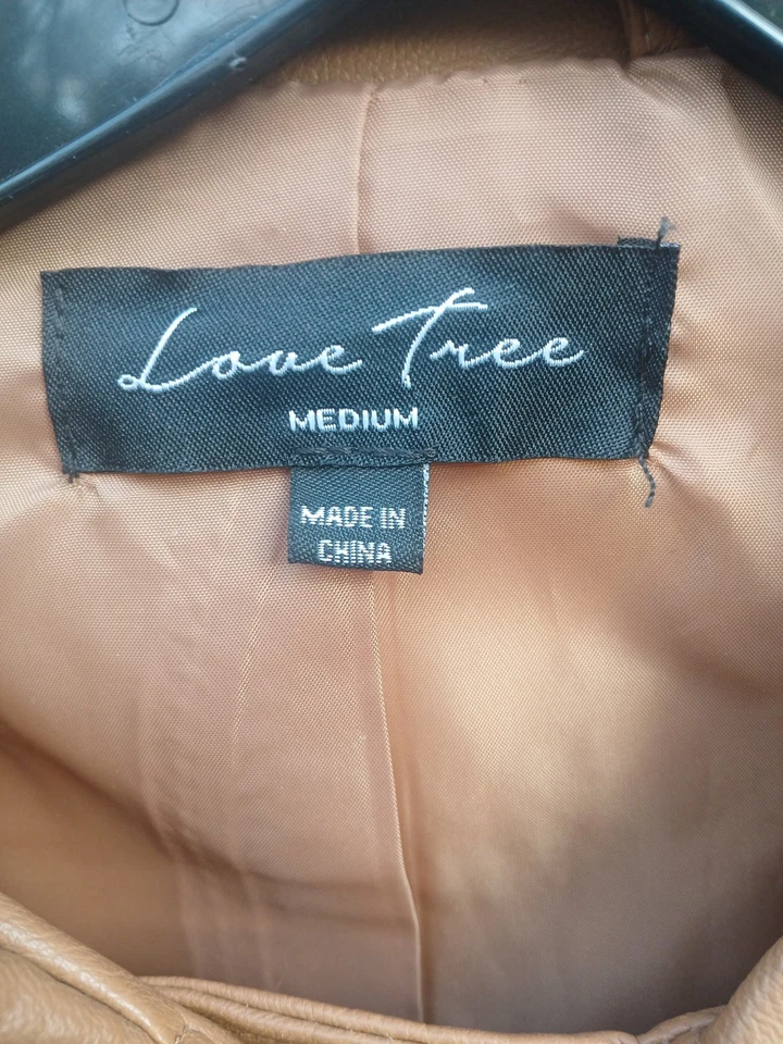 NUEVO SIN ETIQUETAS - Chaqueta de moto Love Tree con cremallera talla M Foto 3 de 3