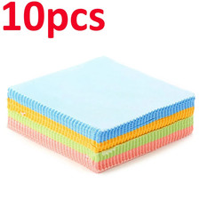 Solid Color Microfiber Glasses Cleaning Cloth High Quality Soft Chamois Eyeglass