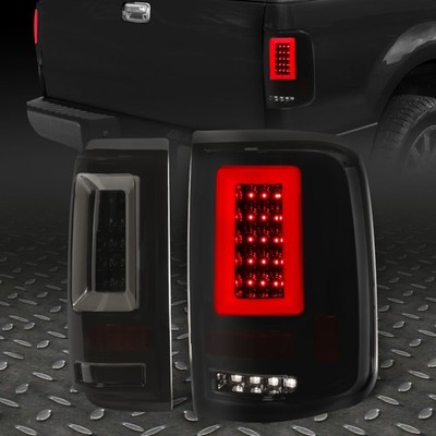 Full LED Black Tail Lights Brake Lamps Left+Right For 2004-2008 Ford F150