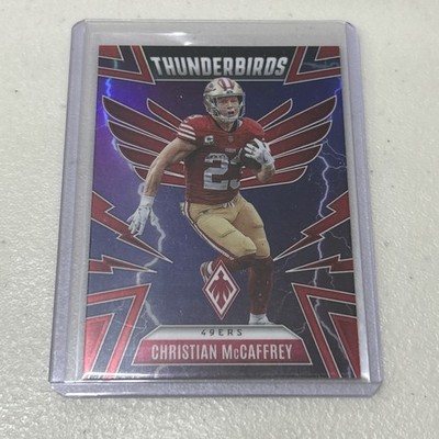 2025 Phoenix Thunderbirds Red Prizm #23/249 Christian McCaffrey Color/Jersey #