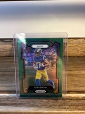 2023 Panini Prizm - Rookies Green Prizm #357 Puka Nacua (RC) LA Rams 