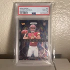 JAYDEN DANIELS ROOKIE RC PSA 8 2024 PANINI PRIZMATIC #3