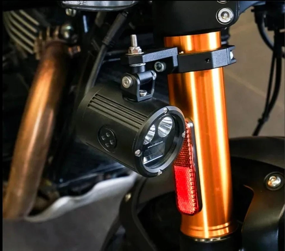 FOG LIGHT ZFL-40 BLACK FIT FOR ALL HONDA MOTORCYCLES Foto 2 de 4