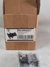 Decobasics Self Closing 3/8” Inset/Offset Hinges 10pk Black KN-36-ORB—10