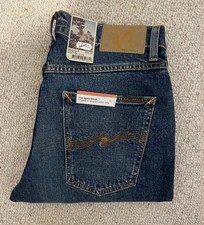 Nudie Jeans Co | Solid Ollie | 30x32 | Wild Blue | Brand New | RRP £145