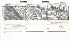 Jim Lee Wildc.a.t.s. Production  Animation Storyboard Nelvana 1994-5 D1-004