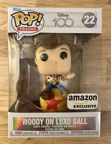 Funko Pop! Trains: Pixar - Woody on Luxo Ball - Amazon (Exclusive) #22
