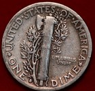 1931-S San Francisco Mint Silver Mercury Dime — photo 2