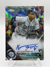2016 Topps Chrome KETEL MARTE Rookie RC Green Refractor Auto /99 #RA-KM