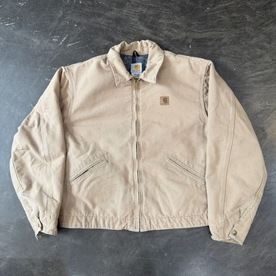 Vintage Carhartt Blanket-Lined Detroit Jacket  Saddle  J204 SDL Men s Large