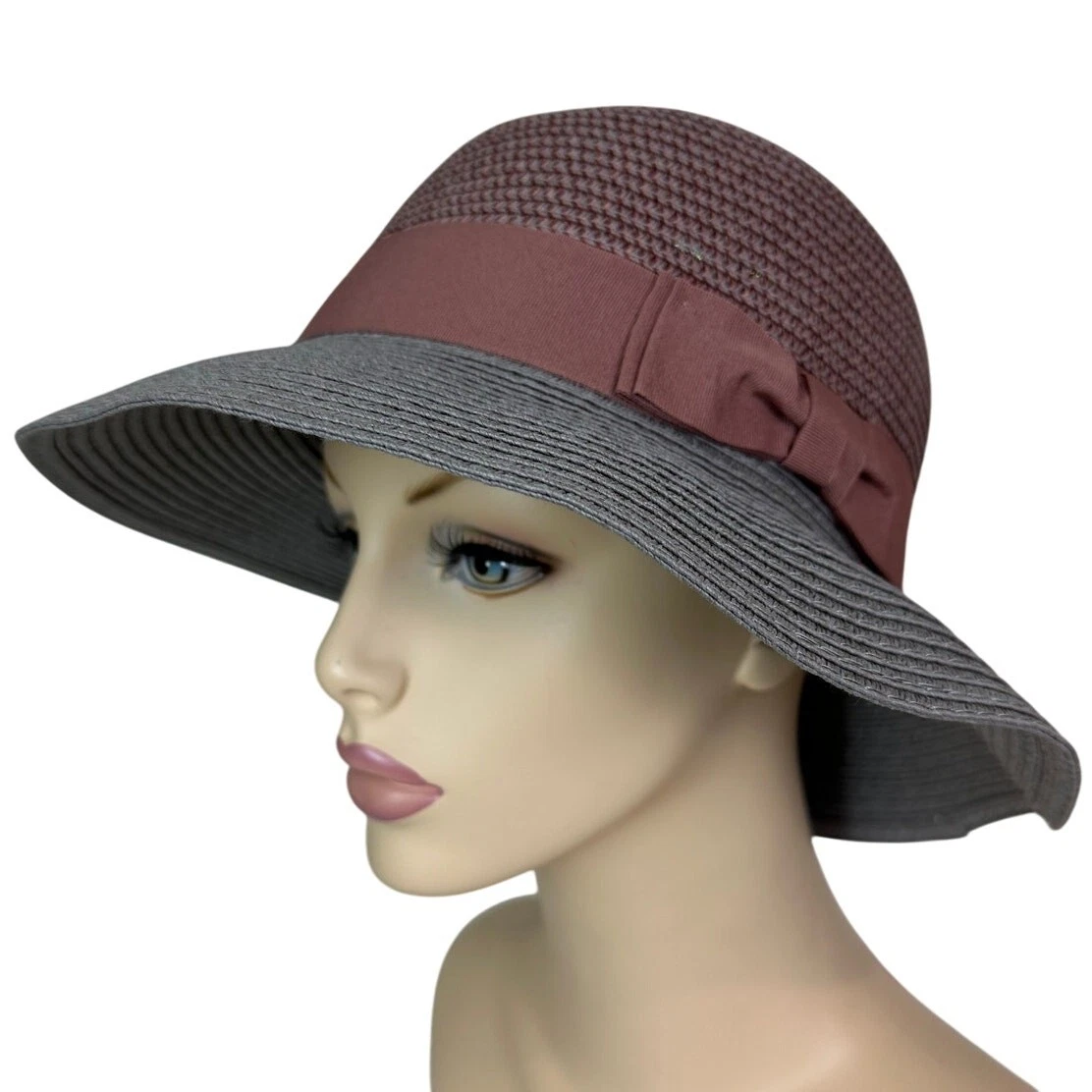 Parkhurst Women's Dusty Pink Sun Hat 3'' Brim Packable Crushable Adjustable