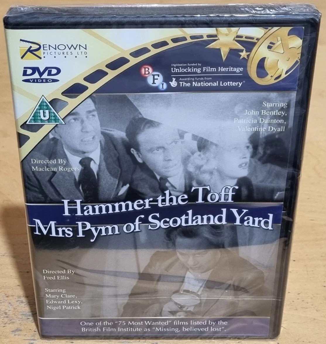 Hammer The Toff / Mrs Pym Of Scotland Yard DVD Renown Pictures New & Sealed