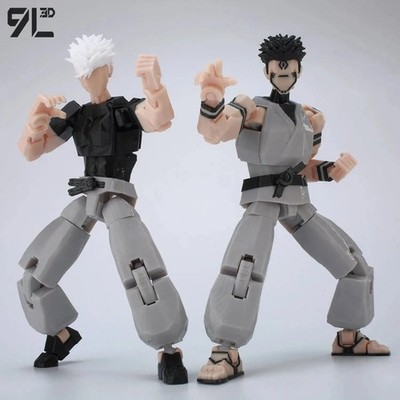 3D-gedruckte bewegliche Actionfigur mehrgelenkiges Modell Display Spielzeug