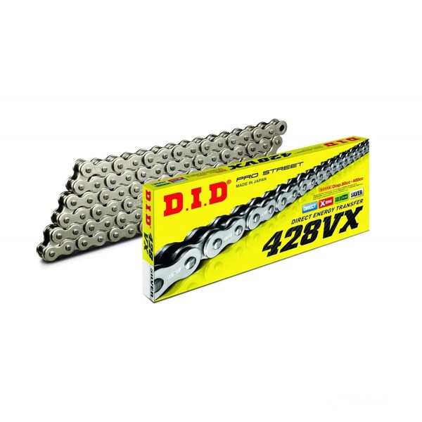 DID Kette S&S428VX/134 Silber Offen Mit Clipschloss FüR Suzuki DR 125 Se, SEU-image