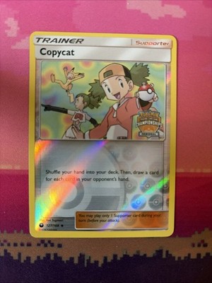 Pokemon Karte Copycat Championship Regional Stamp Reverse Holo 127/168 Near Mint