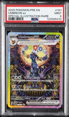 New Listing2025 POKEMON PRE EN-PRISMATIC EVOLUTIONS #161 UMBREON EX PSA 9