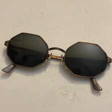 VTG LIBERTY USA Eyeglasses Octagonal Frames 12K GF Size 5-1/2