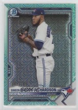 2021 Bowman Mega Box Aqua Mojo Refractor 141/225 Simeon Woods Richardson 02pq