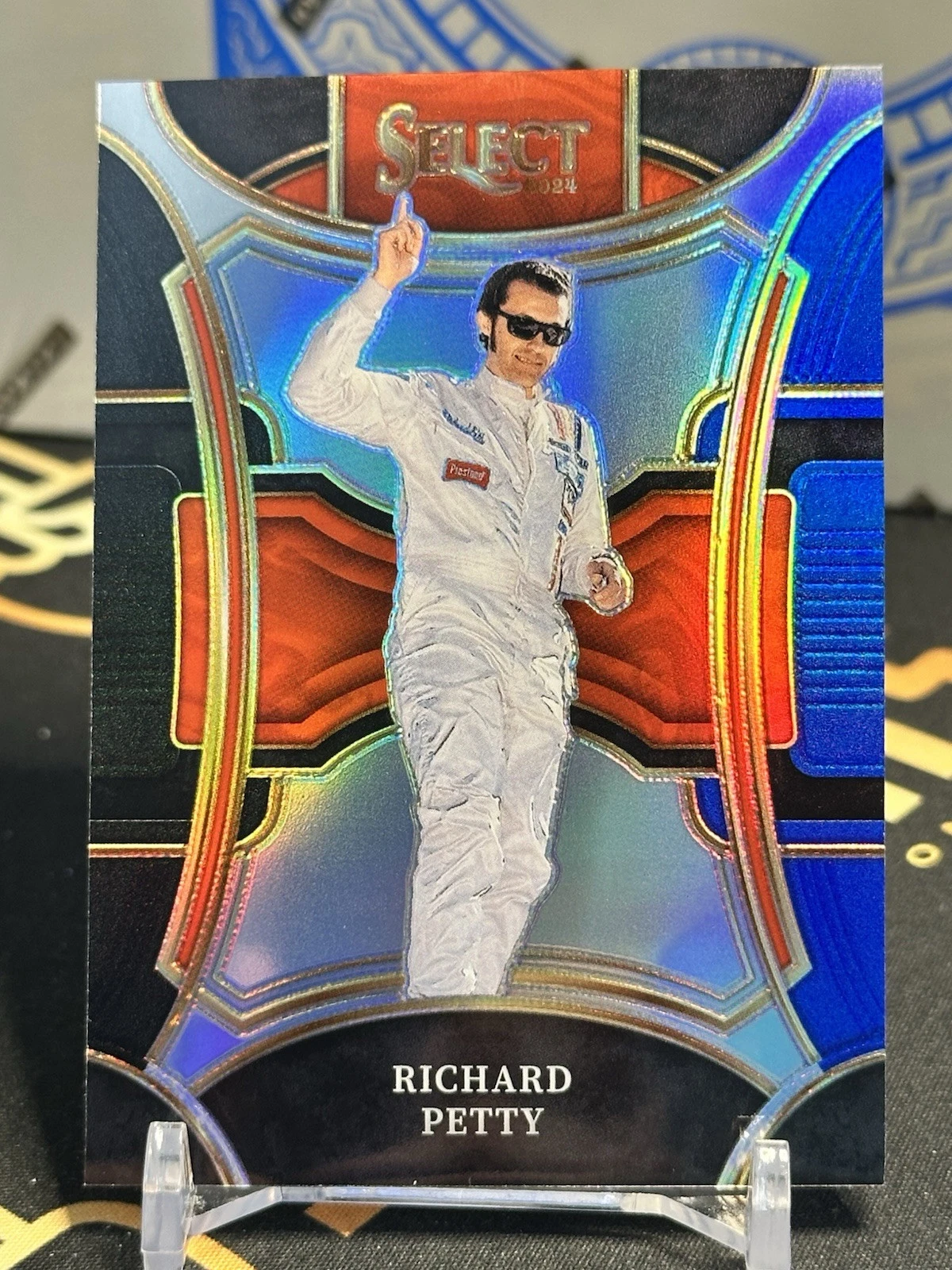 2024 Select NASCAR Racing: Black and Blue #248 Richard Petty 48/49 SP