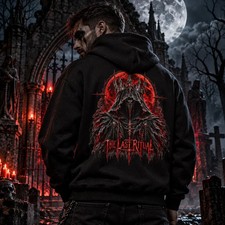 The Last Ritual Hoodie Gothic Halloween Pullover Dark Fantasy Unisex Sweatshirt