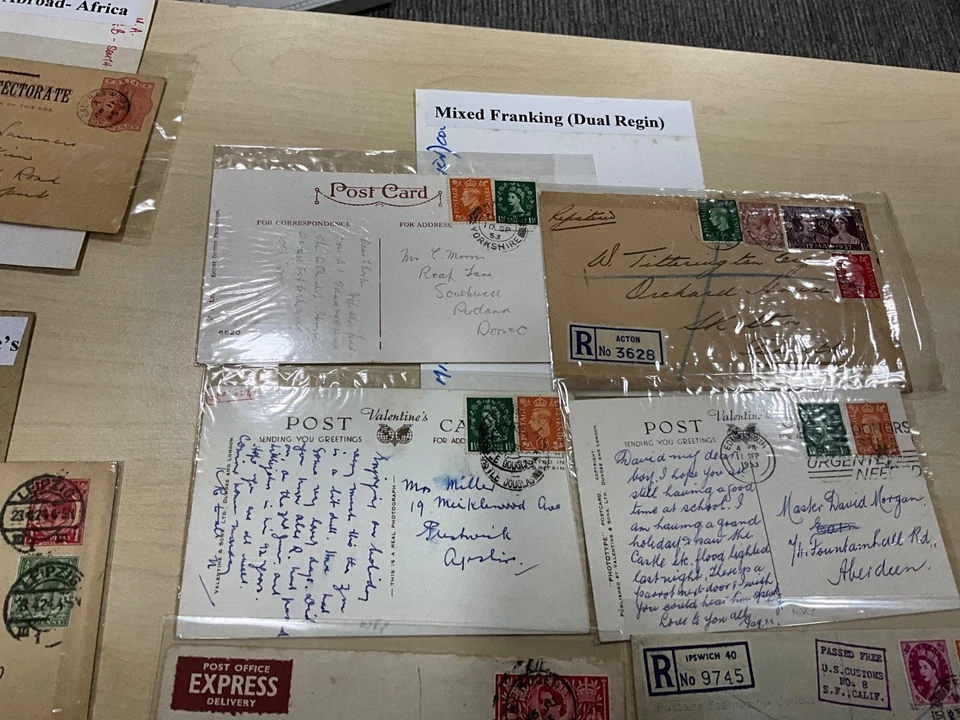 Gb postal history BRITISH POST OFFICE abroad & dual reign 34 items ad110 - Изображение 4 из 4