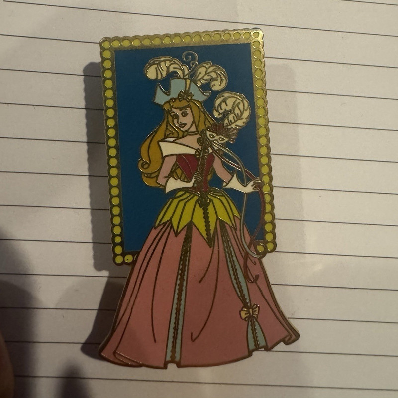 Disney Auctions Mardi Gras Aurora (P.I.N.S.) enamel pin