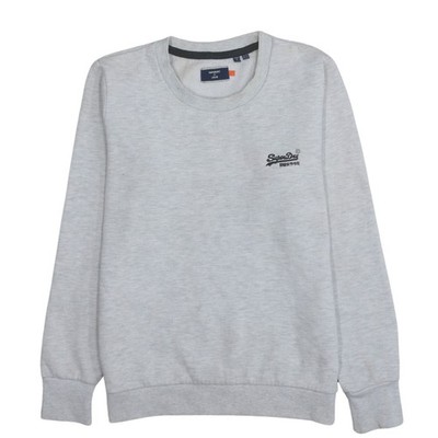 Grauer Damenpullover Sweatshirt Größe 12 von Superdry