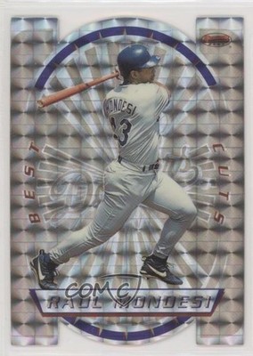 1996 Bowman's Best Best Cuts Atomic Refractor Raul Mondesi #7 yk9
