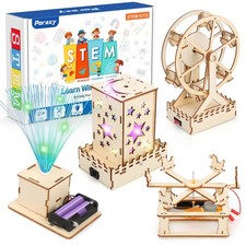 4 in 1 STEM Kits for Kids Age 8-10, Science STEM Projects for Kids 8-12, 3D P...