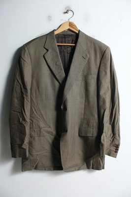 Canali Harrods Herren Woll Anzug Blazer Sakko - Größe 56 (d66)