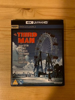 The Third Man 4K UHD Blu-ray Studio Canal Brand New w/Slipcover Region Free