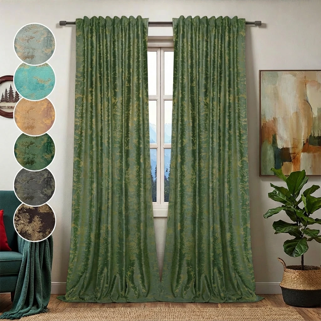 Thermal Velvet Curtains 2 Panels Blackout Ready Made Pair Room Darkening Drapes
Opens in a new windo