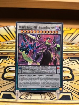 Yugioh Oberster König Z ARc Synchro Universum Super Rare LEDE-DE100