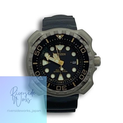 CITIZEN Solar Analog Rubber Watch Black E168-S126568