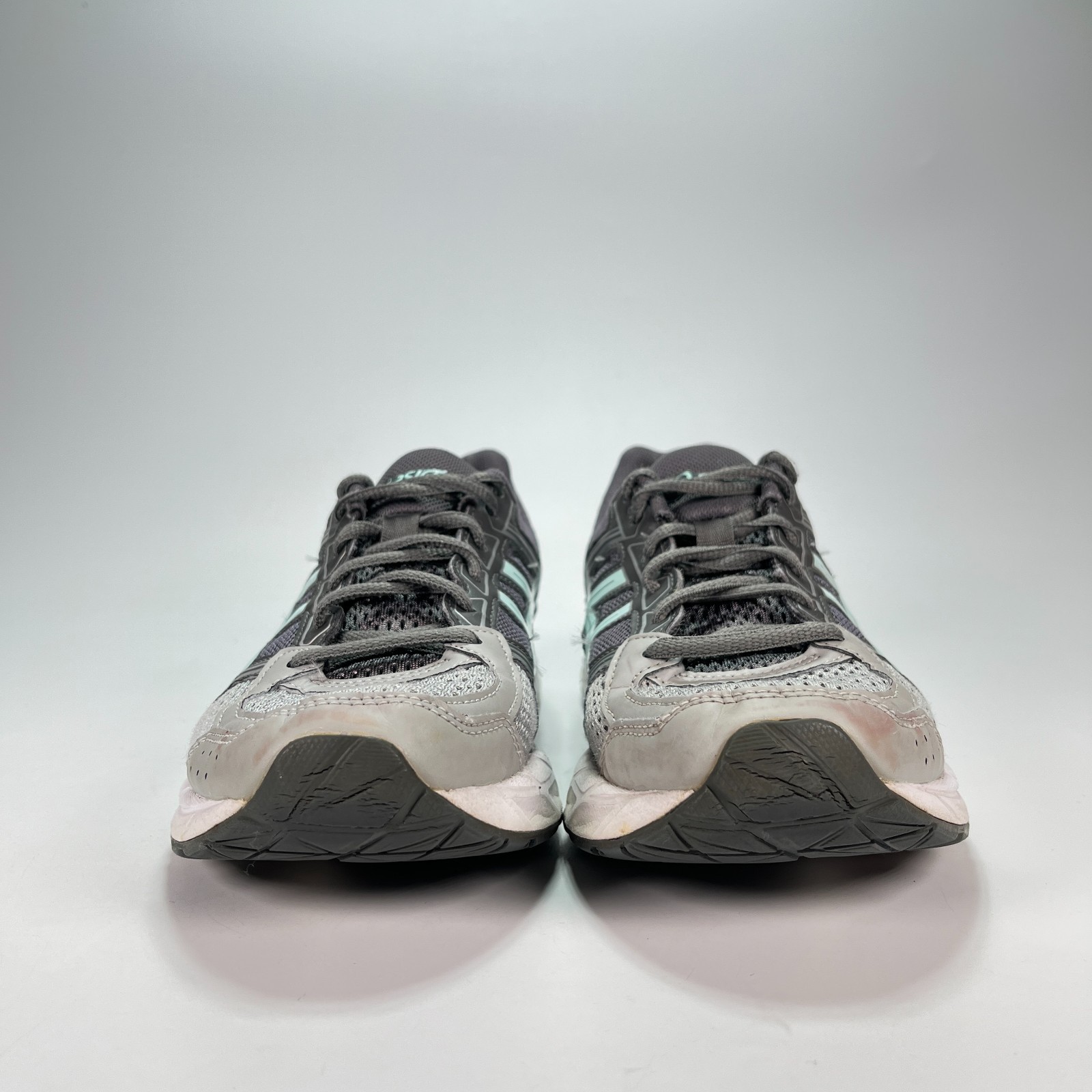 Asics Gel-Contend 4 Dark Gray Teal Athletic Running Shoes T765N Women’s Size 9.5 thumbnail 2