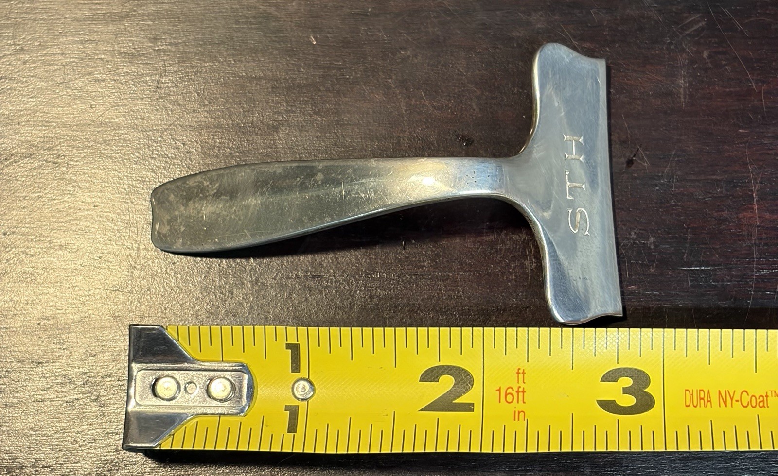 Tiffany & Co Sterling Silver Baby Food Pusher Vintage Monogrammed .925