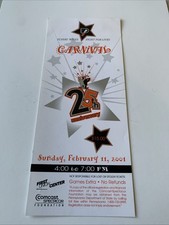 2001 Phila Flyers Wives Carnival Ticket Signed By Bill Barber