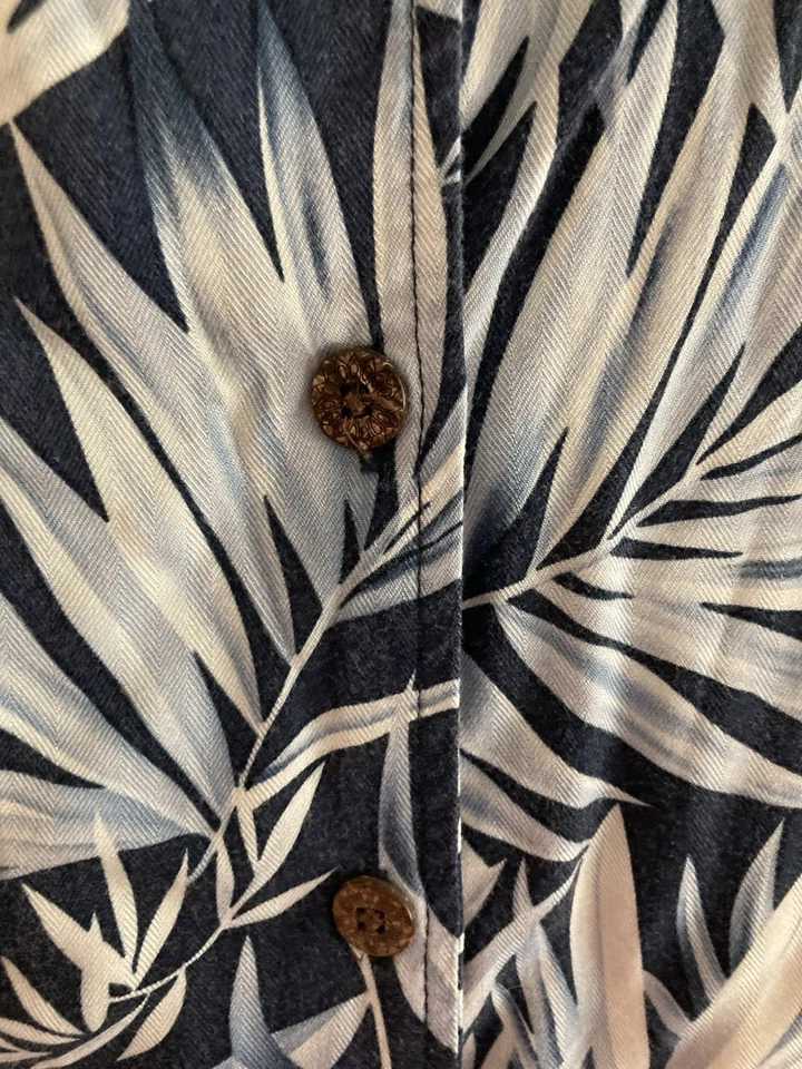 Camisa Hawaiana Caribbean Joe De Colección Para Mujer Talla M Vacaciones Playa Foto 3 de 4