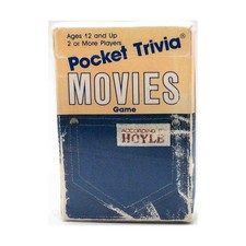 Hoyle Cardgame Movies Pocket Trivia 1989 Ed VG/VG